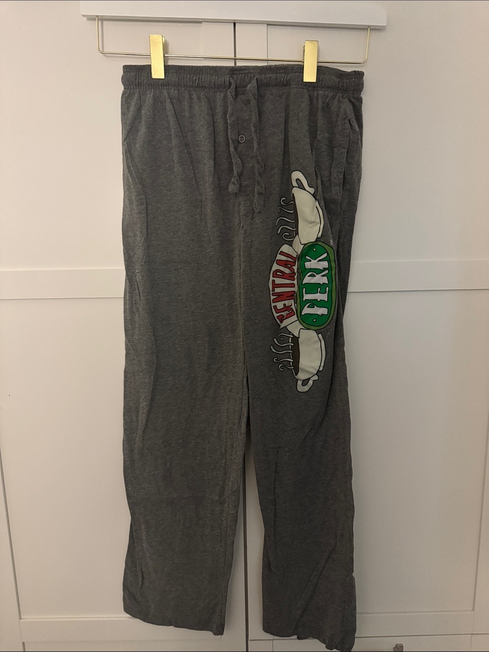Gray Central Perk Lounge Pajama Pants for Women